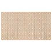 Коврик для ванны противоскользящий 71х40 см, "Пиксели", бежевый, ПВХ, присоски, PRIMILA (ПРИМИЛА), 700383