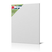 Холст на подрамнике BRAUBERG ART BASIC, 40х50 см, 280 г/м2, хлопок, мелкое зерно, грунт, 192667