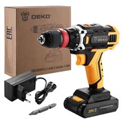 Аккумуляторная дрель-шуруповерт DEKO DKCD20FU-Li