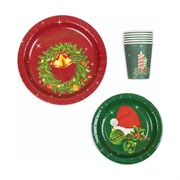 Набор бумажной посуды BOOMZEE 05 - новогодний