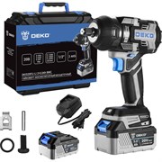 Аккумуляторный бесщеточный гайковерт DEKO DKIS20FU-Li