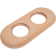 Деревянная двухместная рамка для скрытой установки Мезонинъ лахта сенатъ