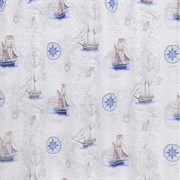 Штора для ванной комнаты Bath Plus Blue boats