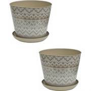 Круглое кашпо Violet N-Kahpo-2/-38143-53