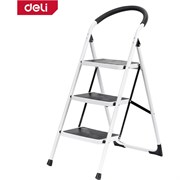 Трехступенчатая стальная стремянка Deli dl509013