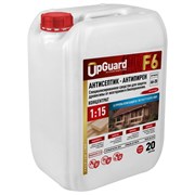 Антисептик-антипирен для защиты древесины на срок до 20 лет UPGUARD F6