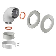 Отвод коаксиальный KRATS 60/100 (ARISTON)