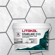 Эпоксидный состав для укладки и затирки мозаики Litokol STARLIKE EVO S.115 GRIGIO SETA