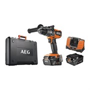 Ударная бесщеточная аккумуляторная дрель-шуруповерт AEG BSB18C3BL-402C