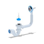 Трубный слив-перелив для ванны АНИ пласт E150