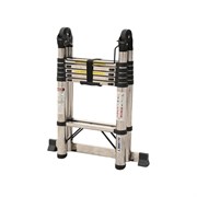 Стальная телескопическая двухсторонняя лестница Алюмет STD 1.9