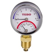 Радиальный термоманометр TEBO T-АБ.Т.503.12.6.CN