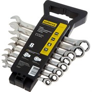 Набор комбинированных трещоточных ключей Inforce 06-05-86