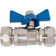 Обжимной кран шаровой для металлопластиковых труб Millennium KBCC1616