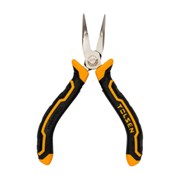 Загнутые тонконосые мини плоскогубцы TOLSEN GRIPro