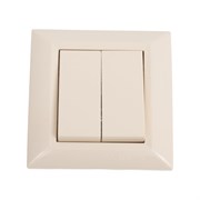 Двухклавишный выключатель Metronex Roma