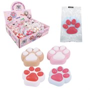 Игрушка-антистресс "КОШАЧЬЯ ЛАПКА", 6х6 см, ассорти 4 цвета, JOLLY JOT (ДЖОЛЛИ ДЖОТ), 665805