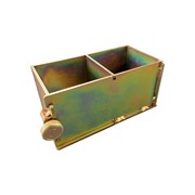 Оцинкованная двухгнездовая кубическая форма TeaM 2ФК-100/5