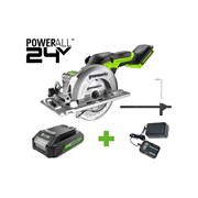 Бесщеточная дисковая мини-пила GreenWorks G24MCS