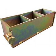 Оцинкованная трехгнездовая кубическая форма TeaM 3ФК-70/5