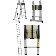 Двухсторонняя телескопическая лестница Алюмет DTLH 2.8