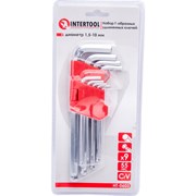 Набор Г-образных шестигранных ключей INTERTOOL HT-0603