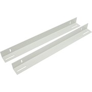 Уголки для поддержки оборудования NTSS в шкафы глубиной 800мм, усиленные до 100кг (пара), серый RAL 7035