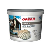 Атмосферостойкая водно-дисперсионная полиакриловая краска для фасадов для наружных работ Ореол 5472