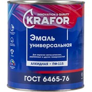 Универсальная эмаль KRAFOR ПФ-115