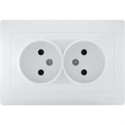 Двойная розетка Luxar Novo