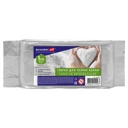 Глина для лепки (масса для моделирования) самозатвердевающая белая 1 кг, BRAUBERG ART CLASSIC, 274010