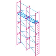 Комплект рамных лесов МЕГА 781