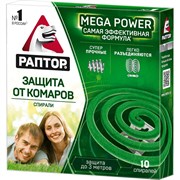 Спираль от комаров Раптор F4002