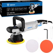 Полировальная орбитальная сетевая шлифмашина DEKO PDK-1600 PRO