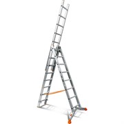 Трехсекционная лестница Эйфель Ювелир 3х8