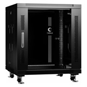 Напольный телекоммуникационный монтажный шкаф для оборудования Cabeus SH-05C-12U60/60-BK