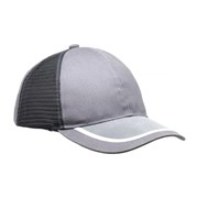 Каскетка защитная текстильная с СОП. цвет серый.