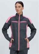 Куртка женская ProfLineSpecialist (тк.Смесовая,240), серый/розовый