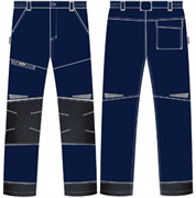 Брюки ProfLineSpecialist (тк.Смесовая,240), т.синий