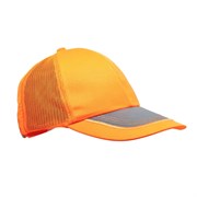 Каскетка защитная текстильная с СОП, цвет оранжевый