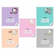 Тетрадь 18 л. CENTRUM клетка, обложка картон, "Hello Kitty" (микс в спайке), 74544