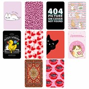 Обложка-карман для карт и пропусков "Cool Mix 2", 100х65 мм, 10 дизайнов ассорти, ПВХ, STAFF, 238858