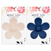 Краб для волос 7 см, soft-touch, АССОРТИ, MONTE VITA (МОНТЕ ВИТА), 457013