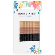 Невидимки для волос НАБОР 32 шт., 5 см, разные цвета, MONTE VITA (МОНТЕ ВИТА), 457100
