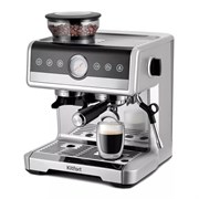 Кофейная станция KITFORT КТ-7413, 2250 Вт, объем 2,6 л, для зерен 220 г, ручной капучинатор, серая