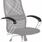 Накладки мягкие на подлокотники кресел BRABIX/Метта серии EX-800, BK, BP, BC, LK, КОМПЛЕКТ 2 шт., экокожа, черные