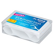 Зубочистки-флоссеры с зубной нитью "50 шт. + 5 в подарок!", в боксе, LAIMA DENT, 609404