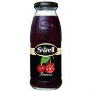 Нектар вишневый SWELL осветленный в стеклянной бутылке 0,25 л, для детского питания, 4040207310