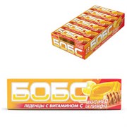 Леденцы БОБС со вкусом меда и лимона, с витамином C, 35 г, для детского питания, BS-3-2