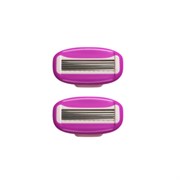 Кассеты для бритвенного станка многоразового женского, 5 лезвий, 2 кассеты, X-ONE, 700022